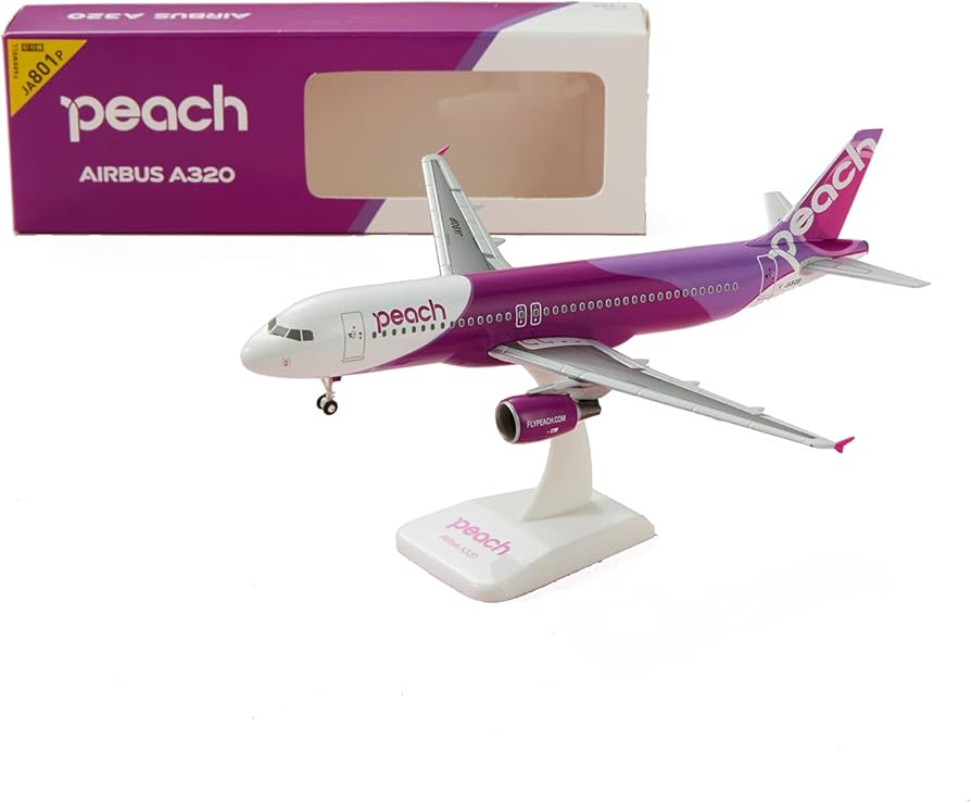 Amazon.co.jp: Peachオリジナル A320 JA801P 飛行機模型 プレーン
