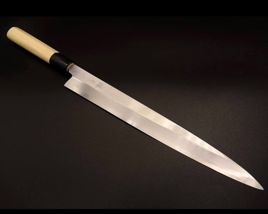 Amazon | 堺製プロ仕様 魄刃 Hakuba 本霞白二鋼 柳刃包丁8寸 240mm