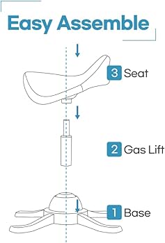 Amazon｜ホースライディングチェア（アイボリー）乗馬スタイルで座る