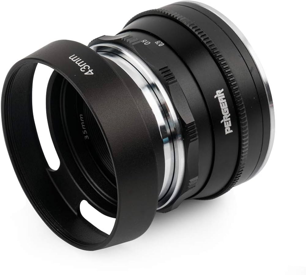 Amazon.co.jp: Pergear 35mm F1.6 交換用レンズ ソニーEマウントカメラ