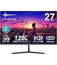 Amazon.co.jp: Minifire モニター27インチ 120Hz フルHD 1920x1080 IPS