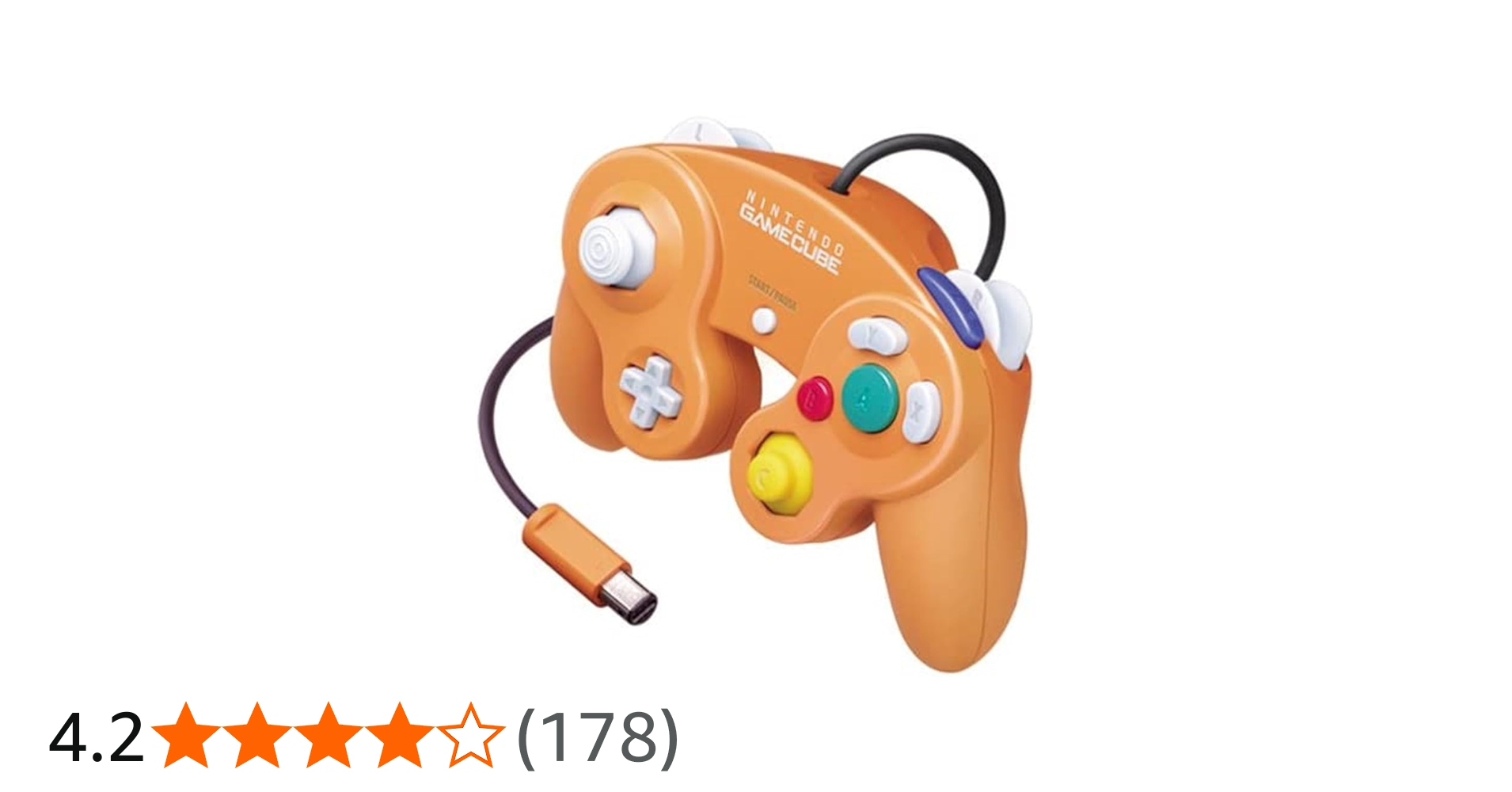 Amazon | ニンテンドーゲームキューブ専用コントローラ オレンジ