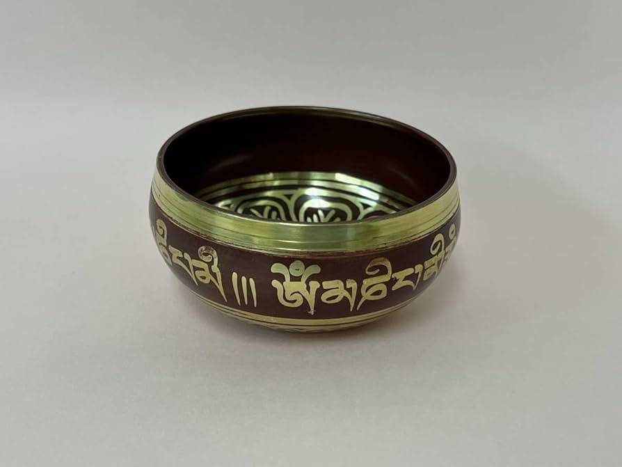 Amazon.co.jp: 高級 シンキングボウル 赤 ヒーリング チベット インド