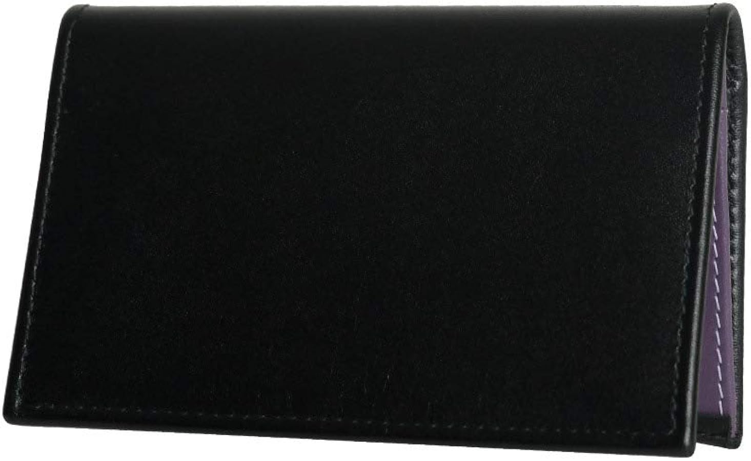 Amazon | [エッティンガー] 名刺入れ(カードケース) ブラック/パープル