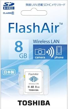 Amazon | TOSHIBA FlashAir SDカード 8GB SD-WB008G | 東芝(TOSHIBA