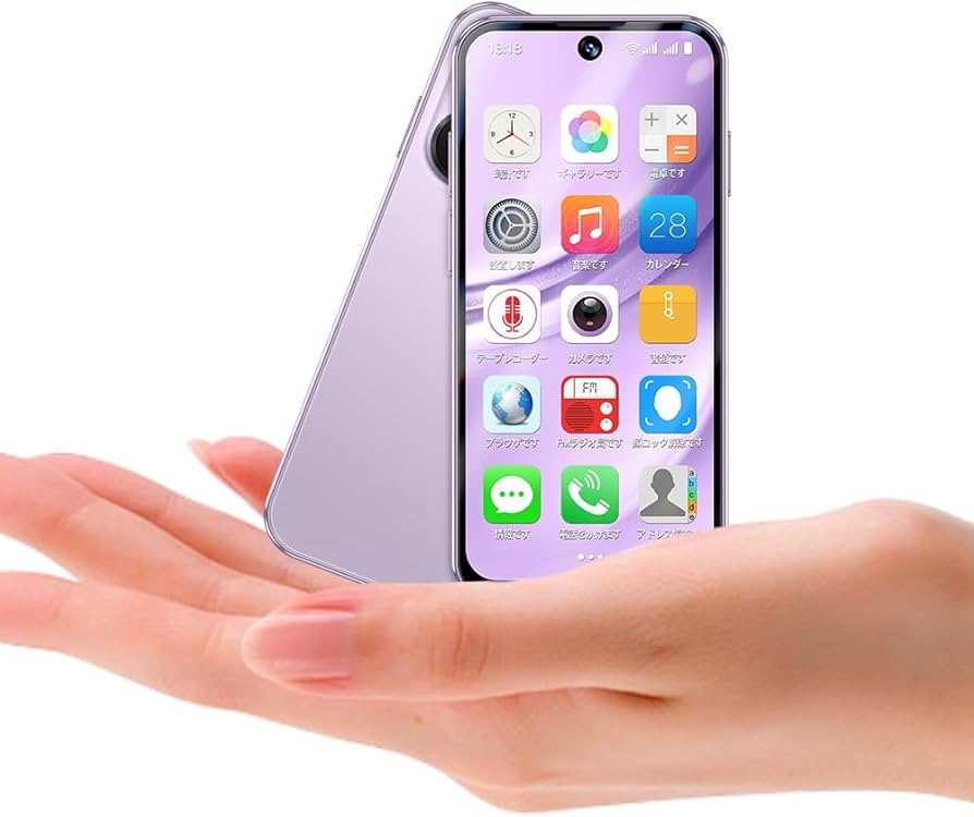 Amazon | ミニロック解除スマートフォン、4g Androidシステム12、3.88