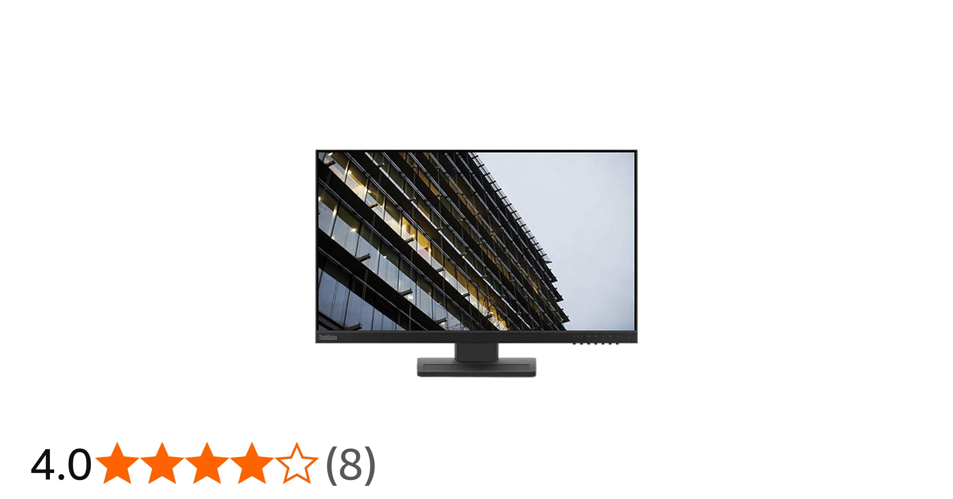 Lenovo Thinkvision E24-20 (23.8-inch) FHD IPS Monitor with 60Hz