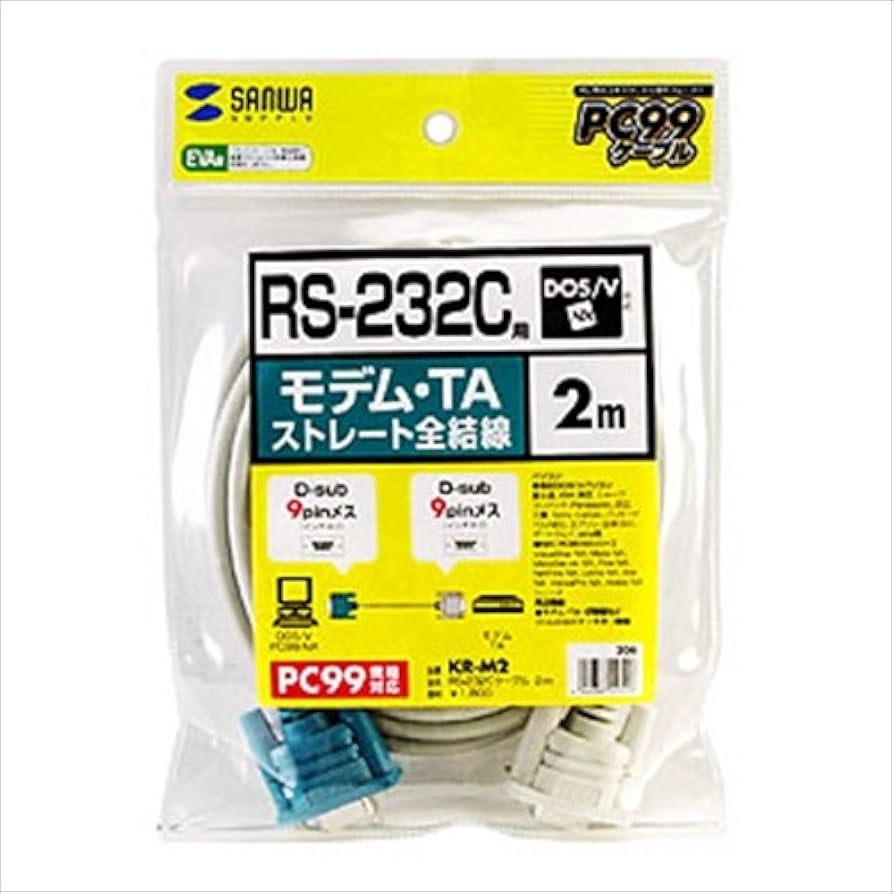 Amazon.co.jp: サンワサプライ RS-232Cケーブル D-sub9pinメス-メス(4