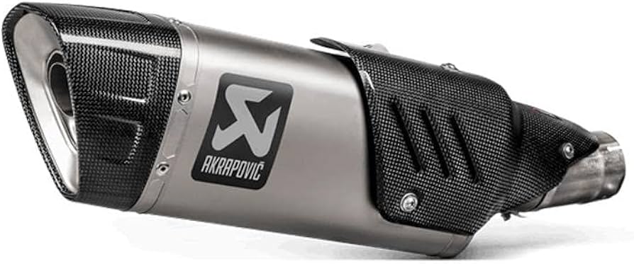 Amazon | AKRAPOVIC(アクラポビッチ) スリップオンマフラー チタン