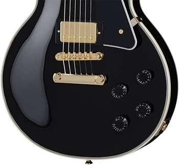 Amazon | Epiphone/Inspired by Gibson Les Paul Custom Ebony