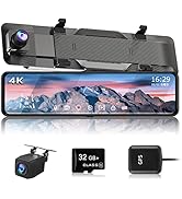 Amazon.co.jp: 【最新12インチ】VANBAR ドライブレコーダー ミラー型