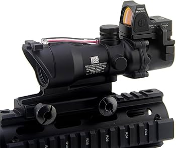 Amazon.co.jp: ACOG 4×32スコープ＆RMRドットレプリカ 集光チューブ式