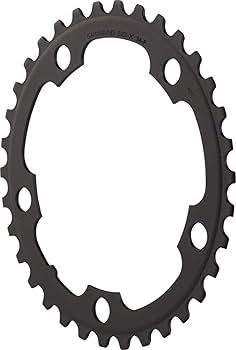 Amazon.com : Shimano Sora 3550 34t 110mm 9-Speed Chainring, Black