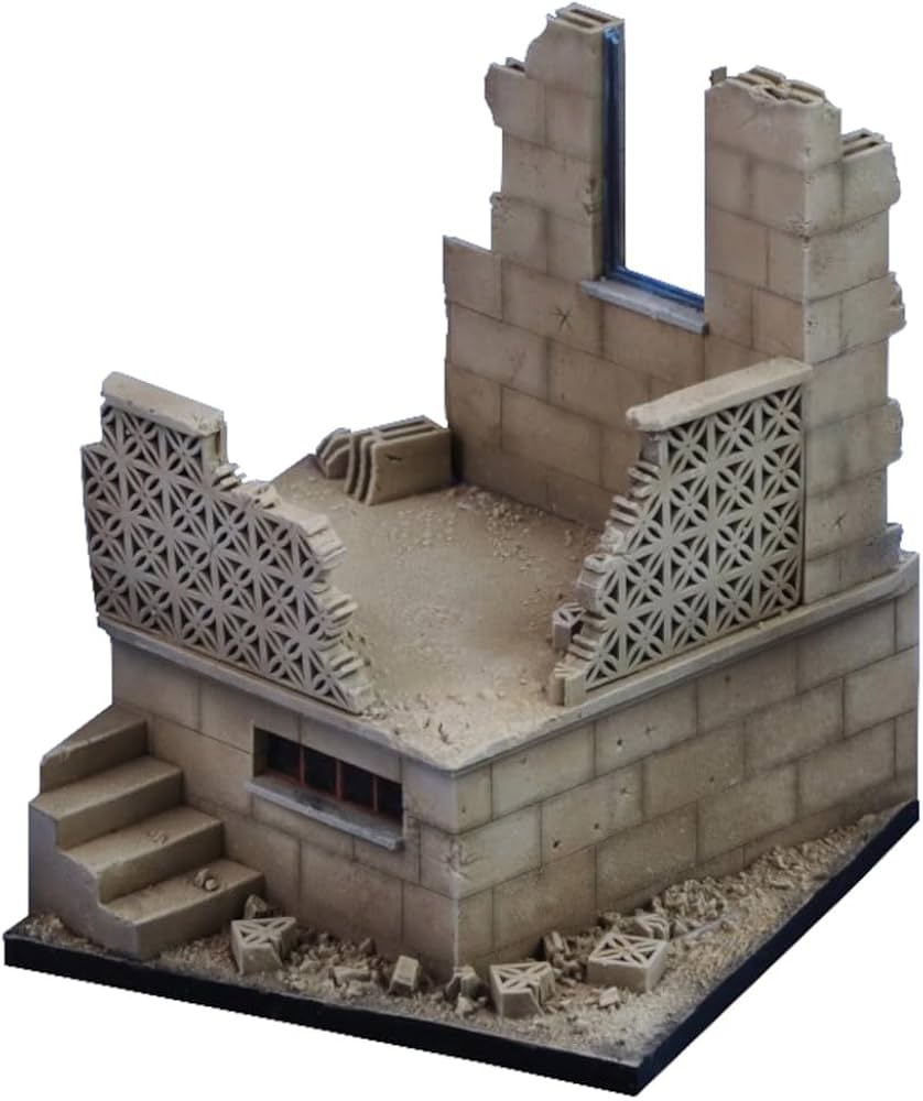 Amazon | ロイヤルモデル 1/35 汎用ジオラマアクセサリー 中東の廃墟