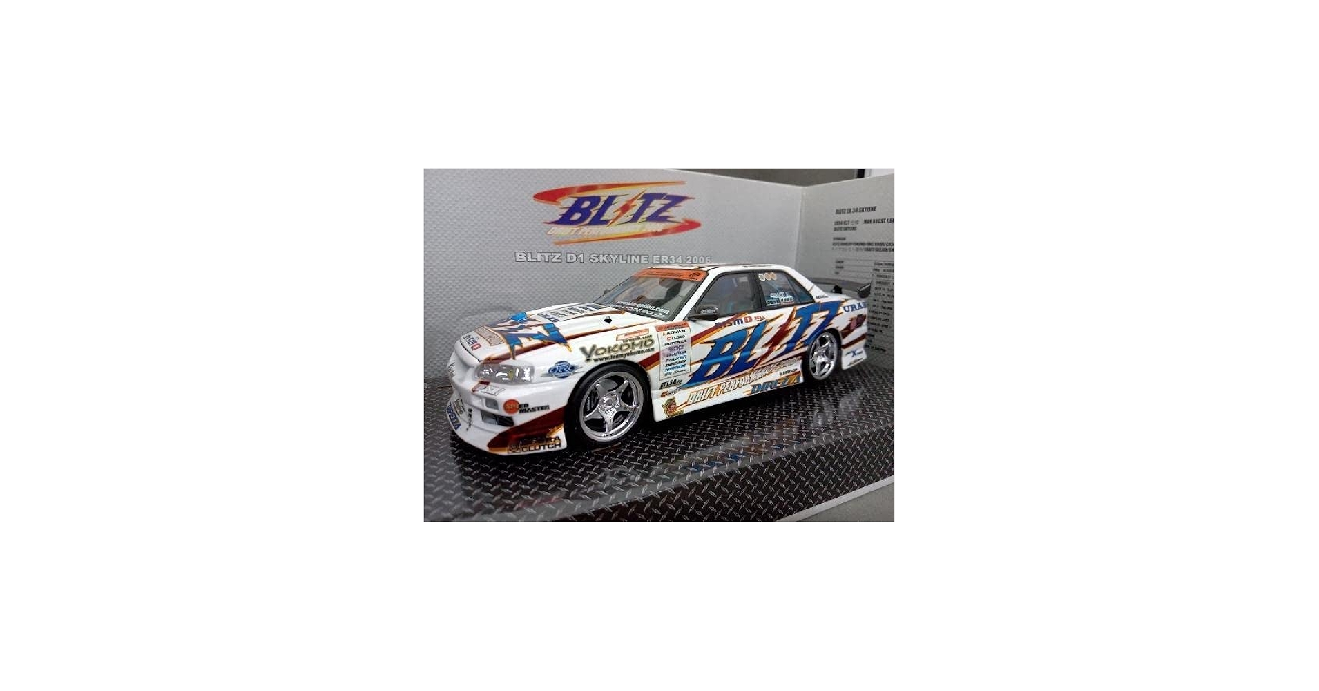 Amazon.co.jp: ホットワークス BLITZ D1 SKYLINE ER34 2006(02-07-04
