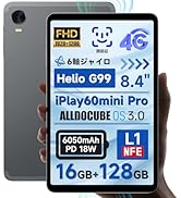 Amazon.co.jp: ALLDOCUBE iPlay60mini Pro 8.4インチタブレット 16GB+