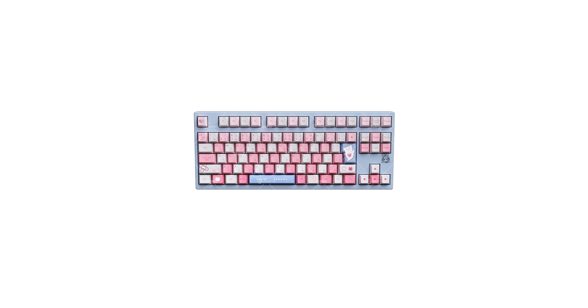 Amazon | 【公式】【結城さくな×AMICIS】ゲーミングキーボード 80HE