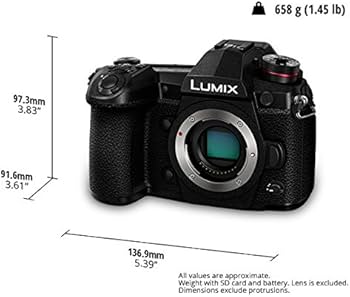 Amazon.com : Panasonic LUMIX G9 4K Digital Camera, 20.3 Megapixel
