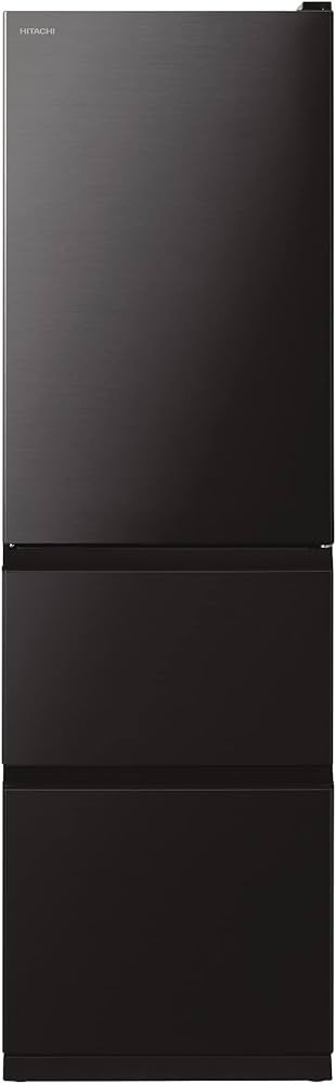 Amazon | 日立 冷蔵庫 幅54cm 315L ブリリアントブラック R-V32RV K 3