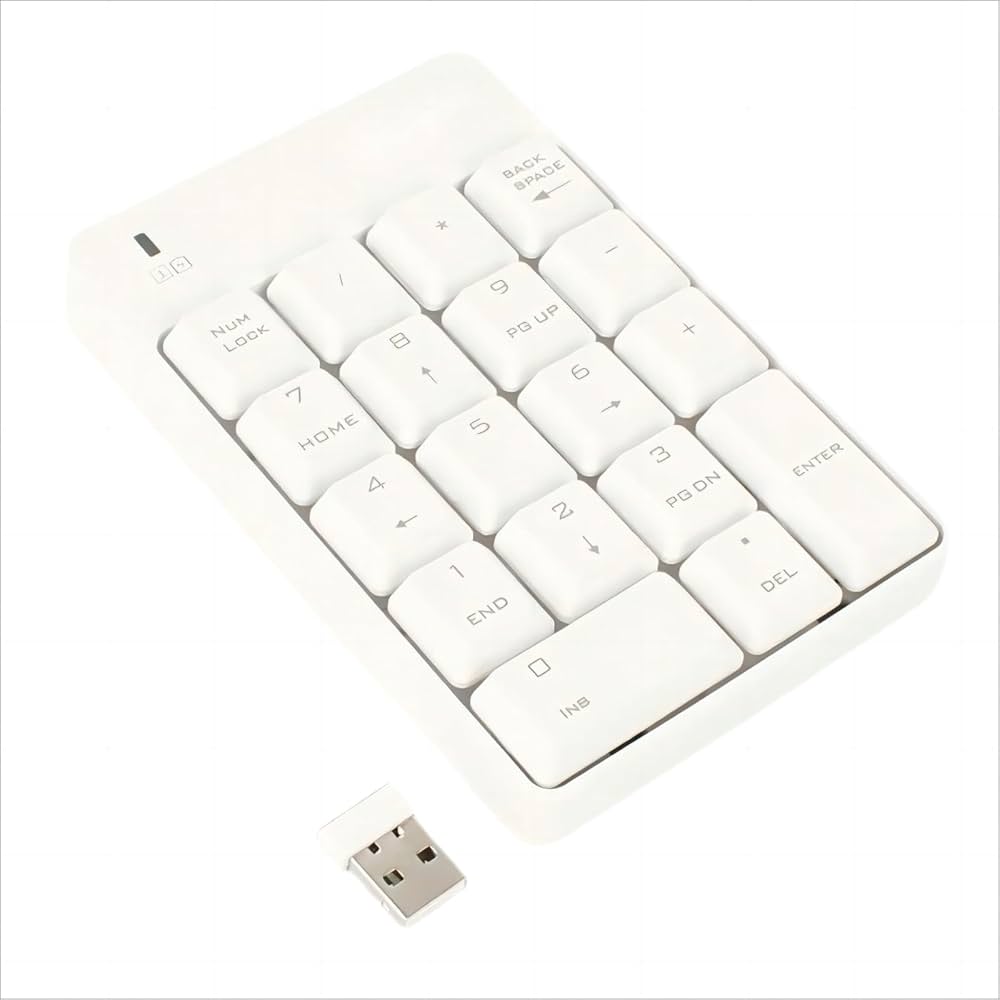 Amazon | ワイヤレスキーボード テンキー テンキー ワイヤレス
