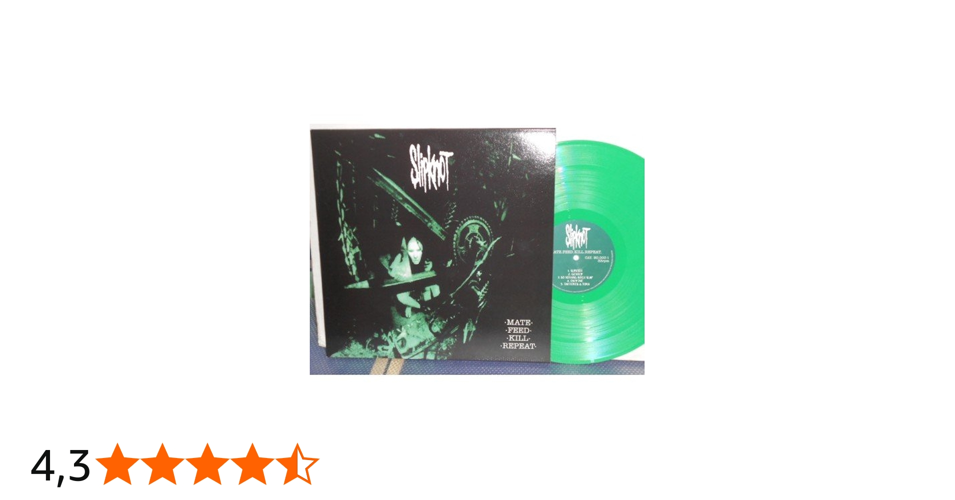 MATE FEED KILL REPEAT [GREEN VINYL LP] - SLIPKNOT: Amazon.de