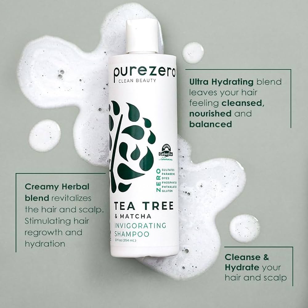 Amazon.com : Purezero Tea Tree & Matcha Shampoo and Conditioner