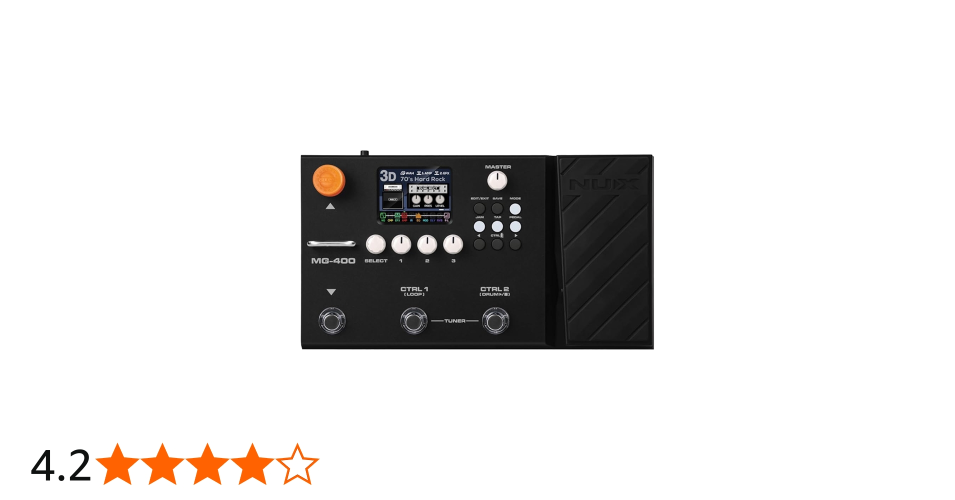 Amazon.co.jp: NUX ニューエックス MG-400 マルチエフェクター 国内