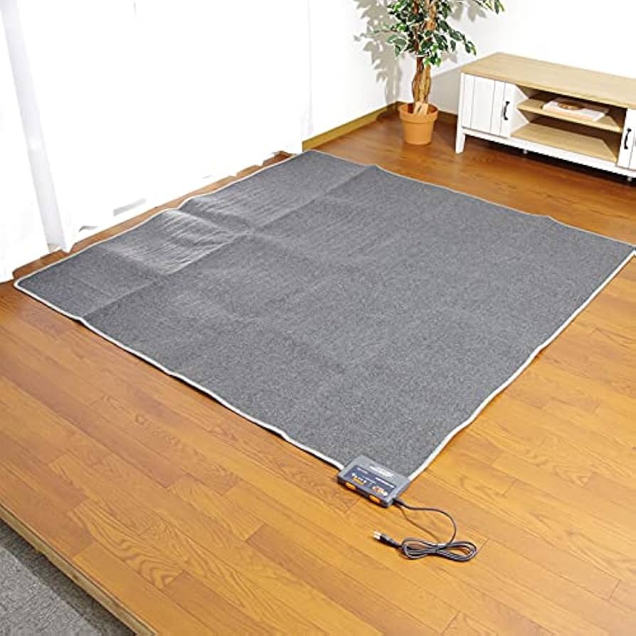 Amazon | D・SERIES 電気カーペット2畳 本体 176×176cm + カバーセット