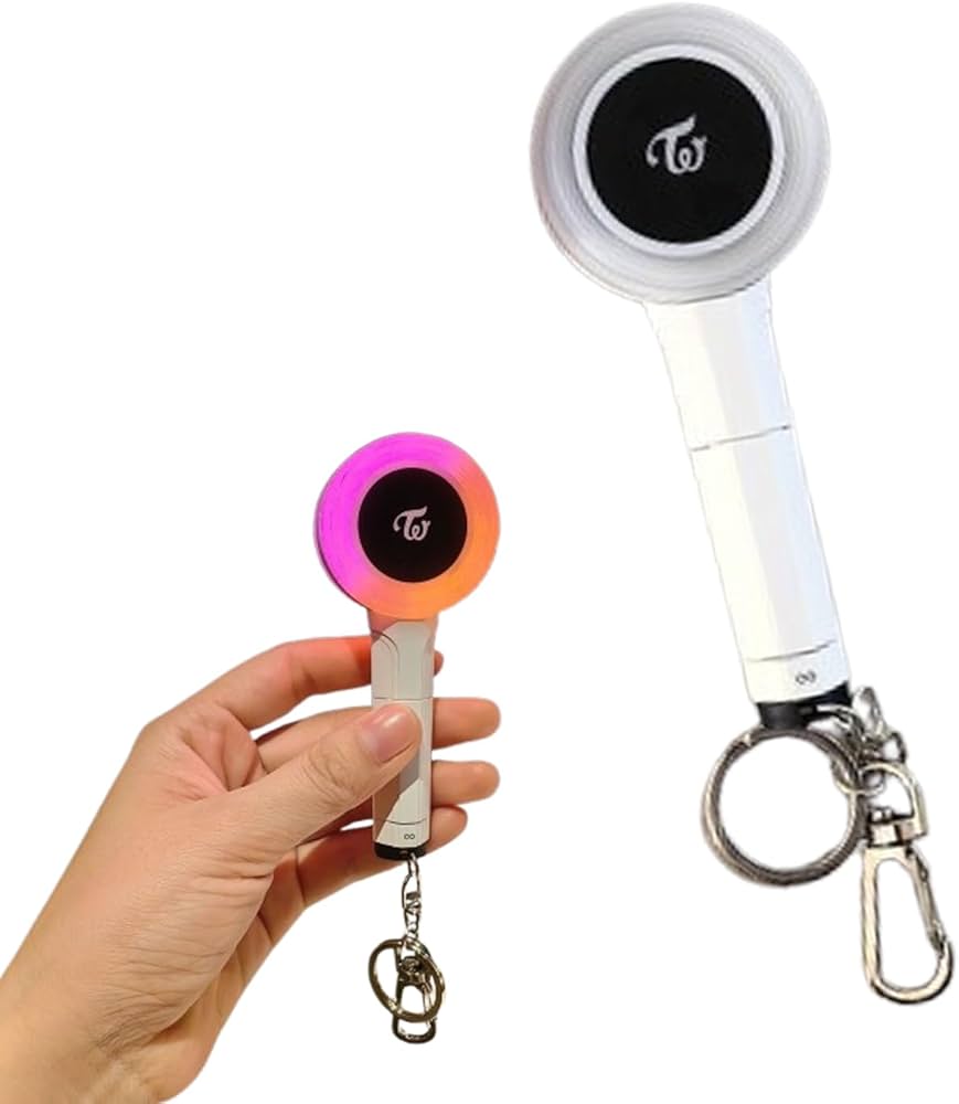 Amazon.co.jp: TWICE トゥワイス ペンライト 応援棒 キーホルダー 発光