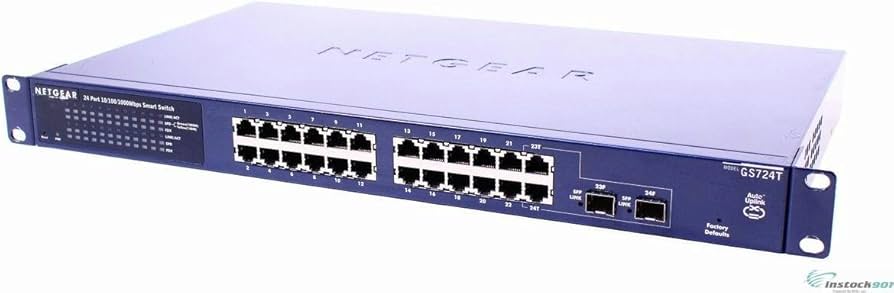 Amazon.com: Netgear GS724T 24-Port 10/100/1000 Gigabit Switch