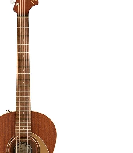 Fender Sonoran Mini Acoustic Guitar, All Mahogany w/Gig Bag