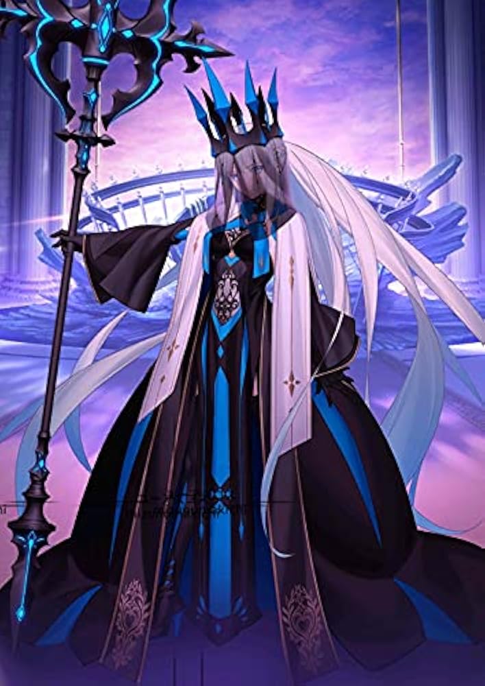 Amazon.co.jp: 【FGO】モルガンの霊衣“冬の女王” コスプレ衣装
