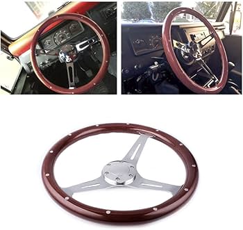 Amazon | ZS ステアリング リアルウッド ハンドル380mm 車用 交換