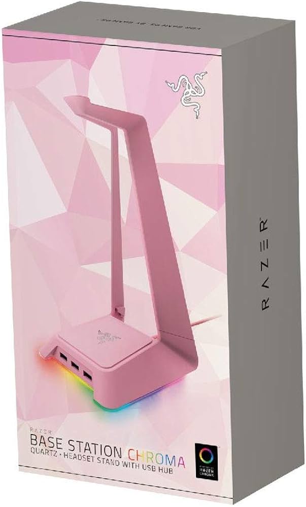 Amazon.co.jp: Razer Base Station Chroma Quartz Pink ヘッドホン