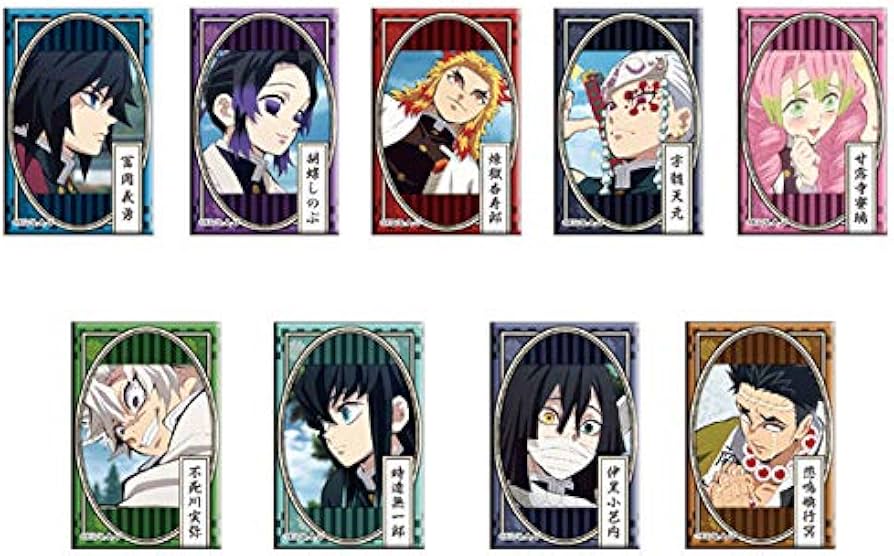 Amazon | 鬼滅の刃 スクエア缶バッジBOX B | バッジ | おもちゃ