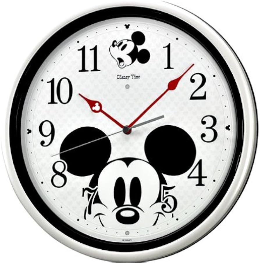 Amazon.co.jp: Disney (ディズニータイム) 掛け時計 ミッキー&フレンズ
