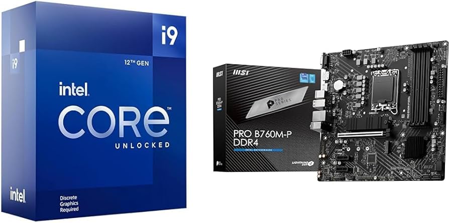 Amazon.com: Intel Core i9-12900KF Gaming Desktop Processor + MSI