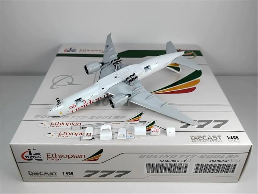 Amazon.com: ACE HOBBY JC Wings Ethiopian Cargo for Boeing B777F ET