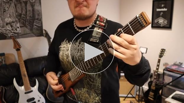 Amazon | Anygigポータブルトラベルエレキギター 82CM 1.6KG ピンク