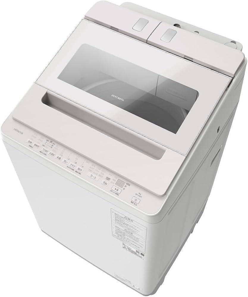 Amazon | 日立 洗濯機 洗濯9kg BW-X90K V ホワイトラベンダー ビート