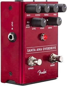 Amazon | Fender エフェクター Santa Ana Overdrive Pedal(電池付属