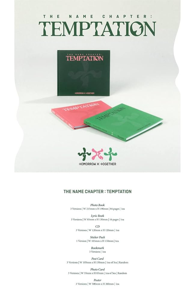 TOMORROW X TOGETHER TXT - THE NAME CHAPTER : TEMPTATION Album