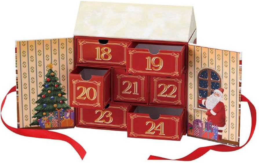 Amazon.co.jp: 【1個入り】ヘッズ アドベントカレンダー 21×10.4×23cm