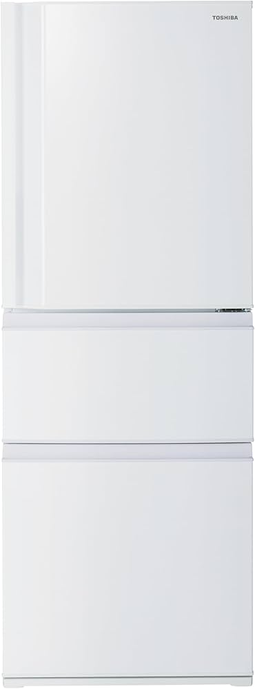 Amazon | TOSHIBA(東芝) 冷蔵庫 幅60.0㎝ 326L GR-V33SC(WU) 3ドア 右