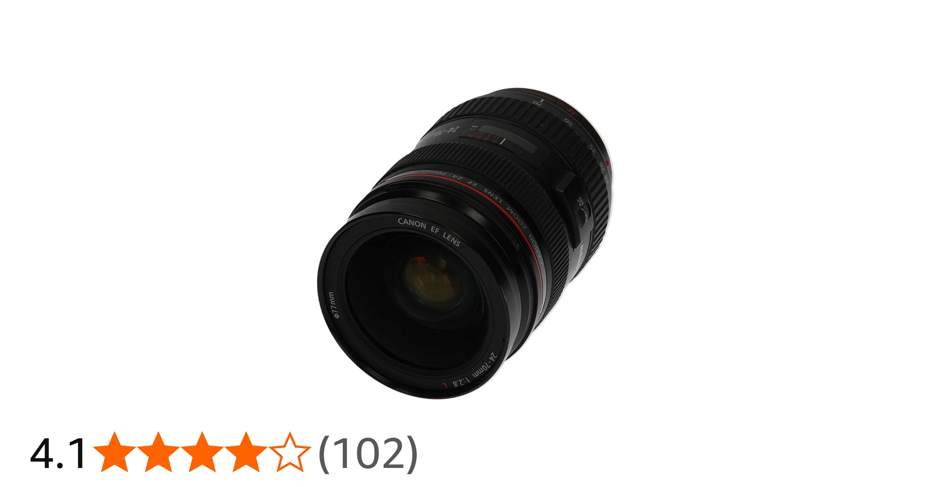 EF 24-70/2.8 L USM Wide Angle Telephoto Zoom Lens (77mm) : Amazon