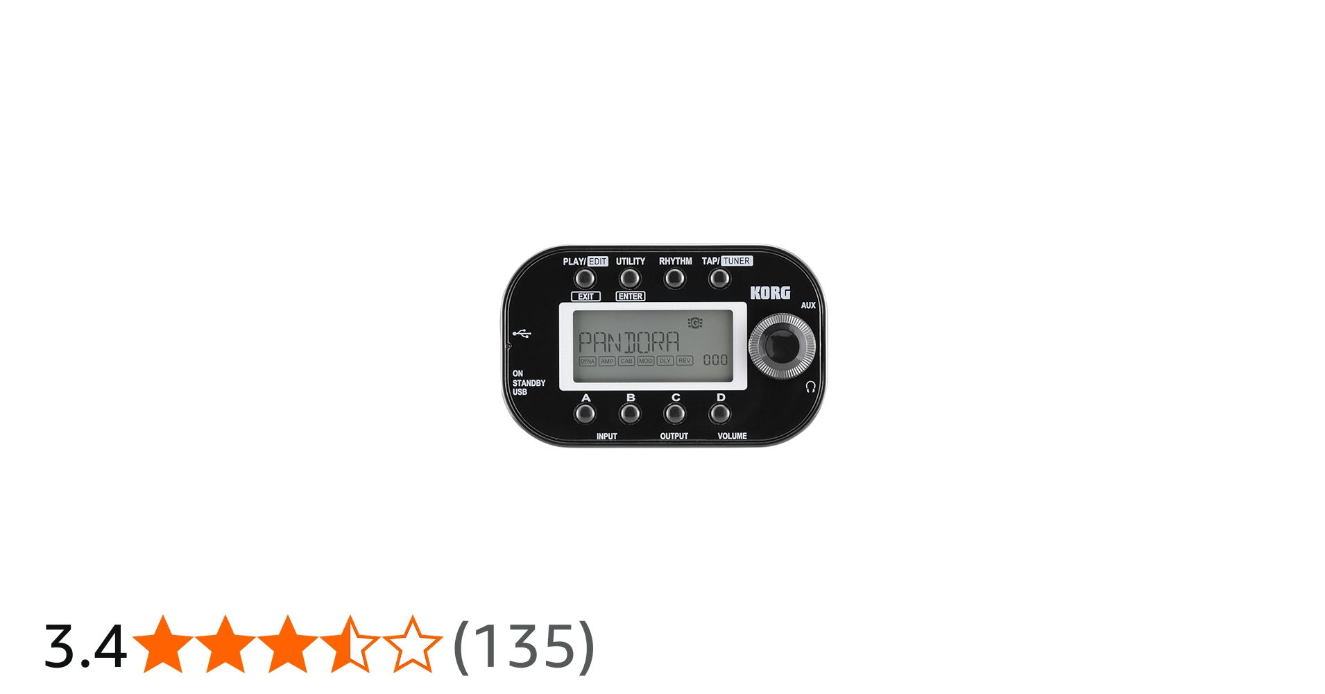 Amazon | KORG パーソナルマルチエフェクター ブラック PANDORA Mini