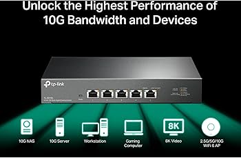 Amazon | TP-Link 5ポート 全ポート10G対応 10G マルチギガビット