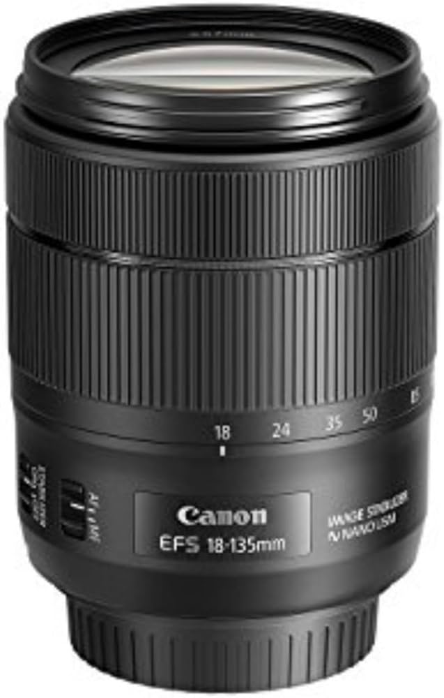 Canon EF-S 18-135mm f/3.5-5.6 Image Stabilization USM Lens (Black