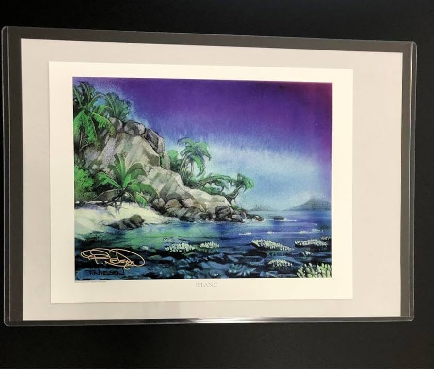 Amazon.co.jp: アートプリント 複製原画 ニールセン氏直筆サイン入り