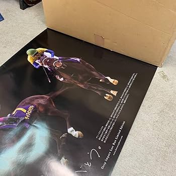 Amazon.co.jp: 非売品 競馬 ディープインパクト JRA ポスター感動を